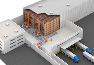 Associer systèmes automatiques et structure autoportante permet d'optimiser la capacité d'une installation de stockage